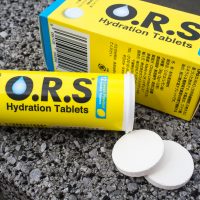 秋レースの脱水症防止のために「O.R.S経口補水塩タブレット」