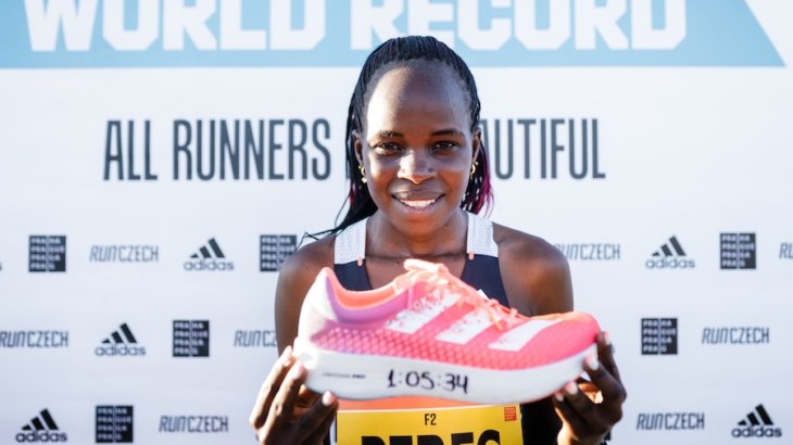 ペレス・ジェプチルチル選手が『adizero adios Pro』で世界記録更新！